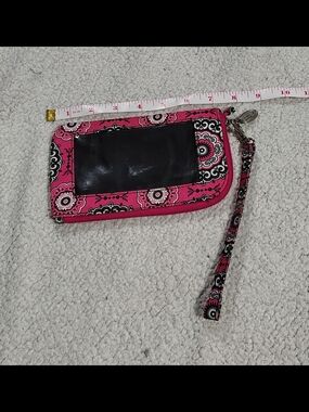 Pink Floral Rare Vintage Y2K Barbie Style Wristlet Phone Wallet